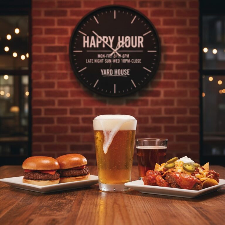Yard House Happy Hour Times