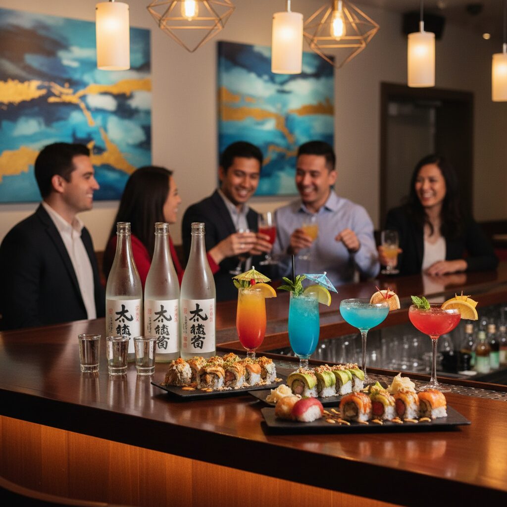 happy hour at blue sushi