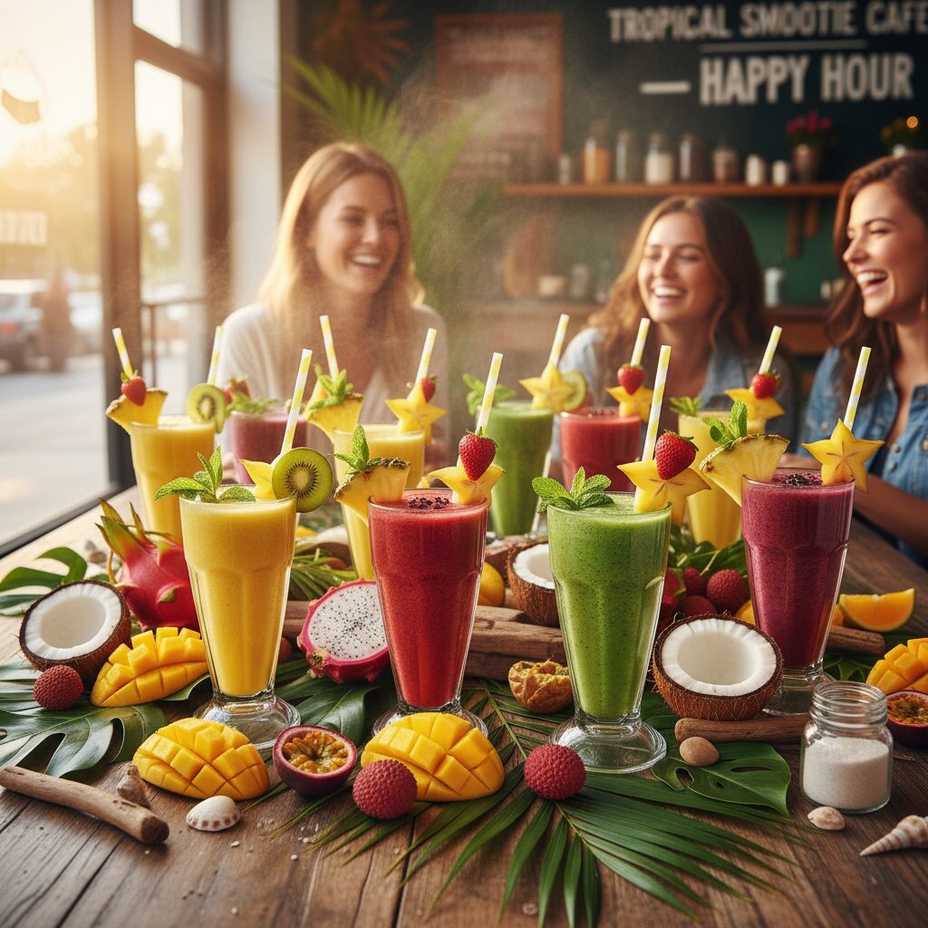 tropical smoothie happy hour