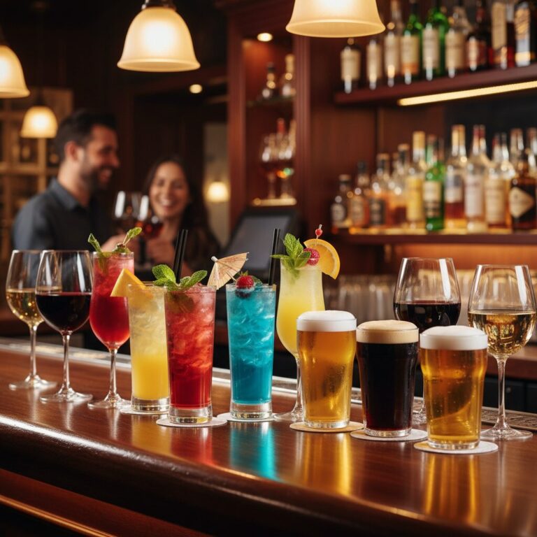 happy hour drinks