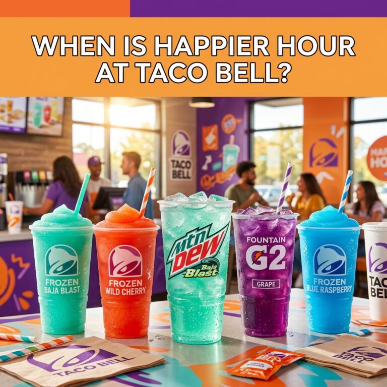 when is happier hour at taco bell
